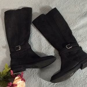 Lucky Brand Black Tall Boots Sz 6.5 EUC